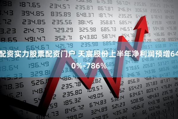 配资实力股票配资门户 天宸股份上半年净利润预增640%-786%